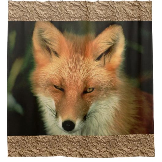 Duschvorhang Red Fox (Vorderseite)