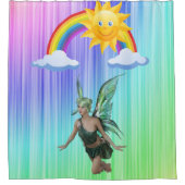 Duschvorhang Regenbogen Fairy (Vorderseite)