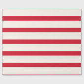 Duschvorhang (rot und weiß gestrichen) geschenkpapier (Flach)