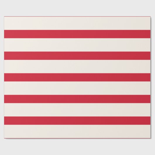 Duschvorhang (rot und weiß gestrichen) geschenkpapier (Flach)