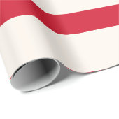 Duschvorhang (rot und weiß gestrichen) geschenkpapier (Rolleneckpunkt)