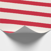 Duschvorhang (rot und weiß gestrichen) geschenkpapier (Ecke)