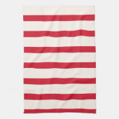 Duschvorhang (rot und weiß gestrichen) geschirrtuch (Vertikal)