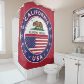 Duschvorhang (rote Fassung) (Beispiel)