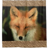 Duschvorhang Roter Fuchs (Vorderseite)