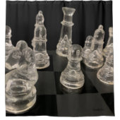 Duschvorhang Schach (Vorderseite)