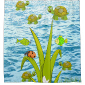 Duschvorhang Schildkröte (Vorderseite)