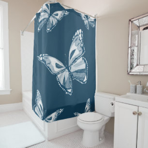 Duschvorhang Schmetterlinge