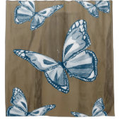 Duschvorhang Schmetterlinge (Vorderseite)