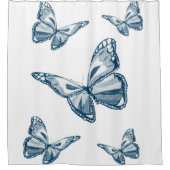 Duschvorhang Schmetterlinge (Vorderseite)