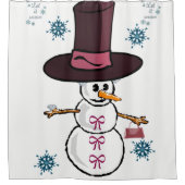 Duschvorhang Snowman (Vorderseite)