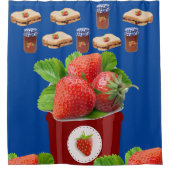 Duschvorhang Strawberry Jam Peanut Butter (Vorderseite)