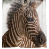 Duschvorhang Streifen Zebra (Vorderseite)