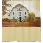 Duschvorhang Sunset Stall Land Rustikales Feld Ha (Vorderseite)
