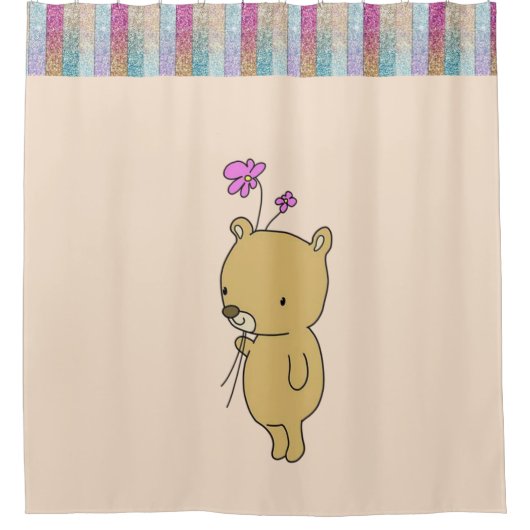 Duschvorhang Teddy Bär (Vorderseite)