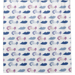 Duschvorhang Toy Flugzeug