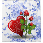 Duschvorhang Valentinstag (Vorderseite)