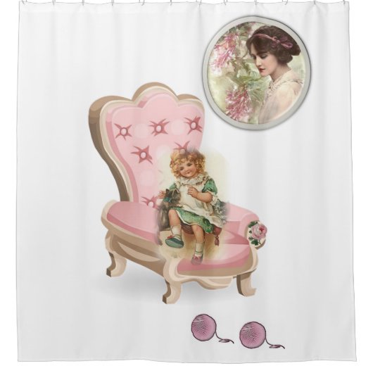 Duschvorhang Viktorianisch (Vorderseite)