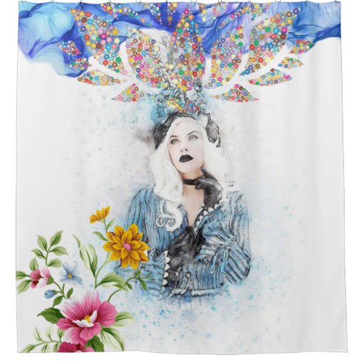 Duschvorhang Viktorianisch (Vorderseite)