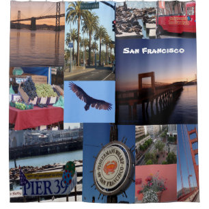 Duschvorhang von San Francisco
