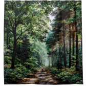 Duschvorhang Waldspaziergang (Vorderseite)