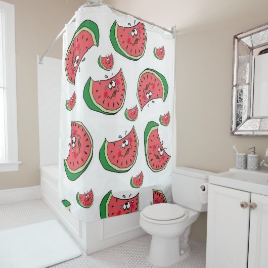 Duschvorhang Wassermelone (Beispiel)