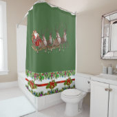 Duschvorhang Weihnachten (Beispiel)