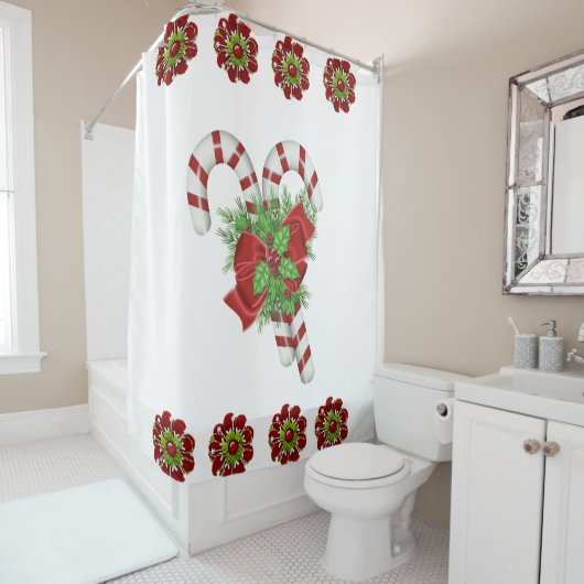 Duschvorhang Weihnachten (Beispiel)