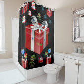 Duschvorhang Weihnachten (Beispiel)