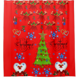 Duschvorhang Weihnachten
