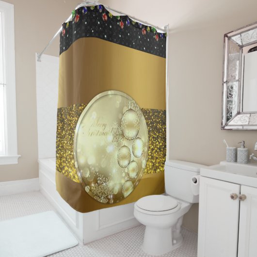 Duschvorhang Weihnachten (Beispiel)