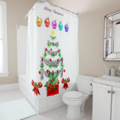 Duschvorhang Weihnachten (Beispiel)