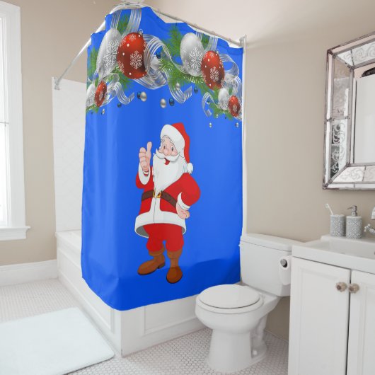 Duschvorhang Weihnachten (Beispiel)