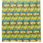 Duschvorhang Weihnachtsstrand Bum Santa (Vorderseite)