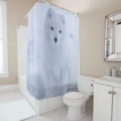 Duschvorhang White Fox (Beispiel)