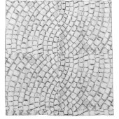 Duschvorhang White Pavers (Vorderseite)