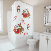 Duschvorhang Winterurlaub (Beispiel)