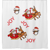 Duschvorhang Winterurlaub (Vorderseite)