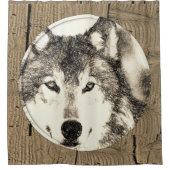 Duschvorhang Wolf (Vorderseite)