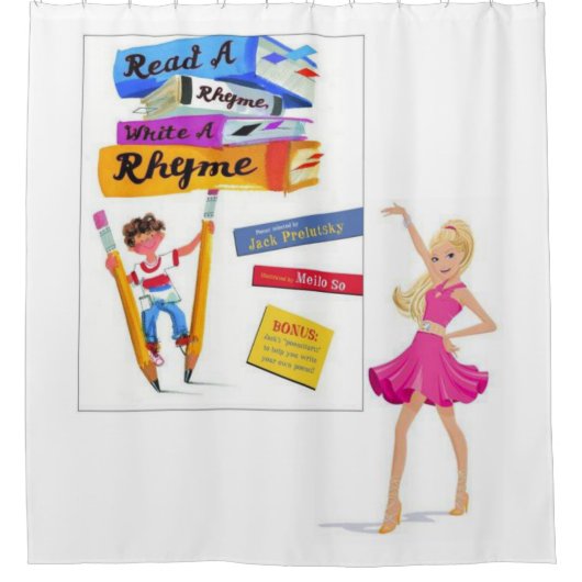 Duschvorhang zurück zur Schule (Vorderseite)