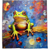 Duschvorhänge aus Costa Rica Gift Dart Frog Duschvorhang (Vorderseite)