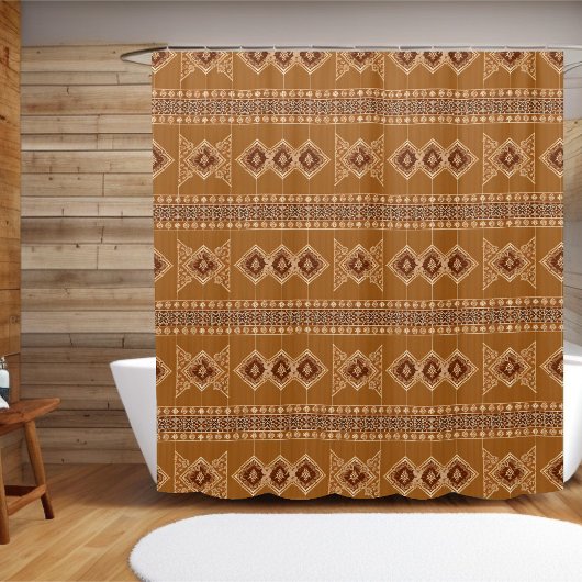 Duschvorhänge im Lodge-Stil 1 Duschvorhang