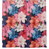 Duschvorhänge mit Blumenbezug Duschvorhang (Vorderseite)