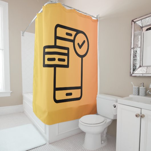 Duschvorhänge Telefon Duschvorhang (Beispiel)