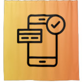 Duschvorhänge Telefon Duschvorhang (Vorderseite)