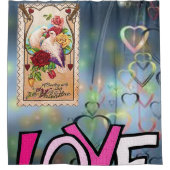 Duschvorhangvalentine Duschvorhang (Vorderseite)