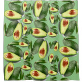 Duschwand Avocados Duschvorhang (Vorderseite)