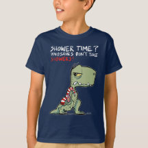 Duschzeit Lustiger T-Rex Dinosaurier Kinder