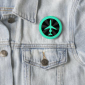 Düsenflugzeug Button (Beispiel)