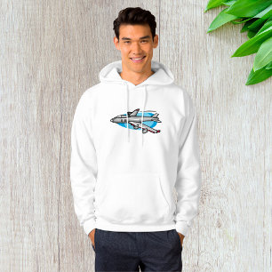 Düsenflugzeug für Luftfahrtfans Hoodie